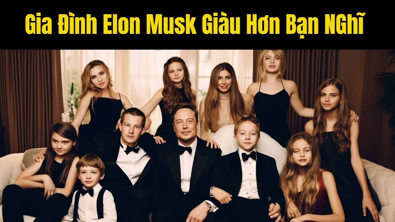 Gia Đình Elon Musk Giàu Hơn Bạn Tưởng, Sự Thật Khiến Nhiều Người Sốc!