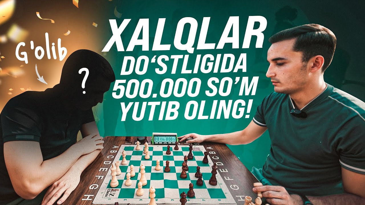 XALQLAR DO'STLIGIDA CHELLENJ G'OLIBI ANIQLANDI! | MENI YUTING 500 MING YUTIB OLING