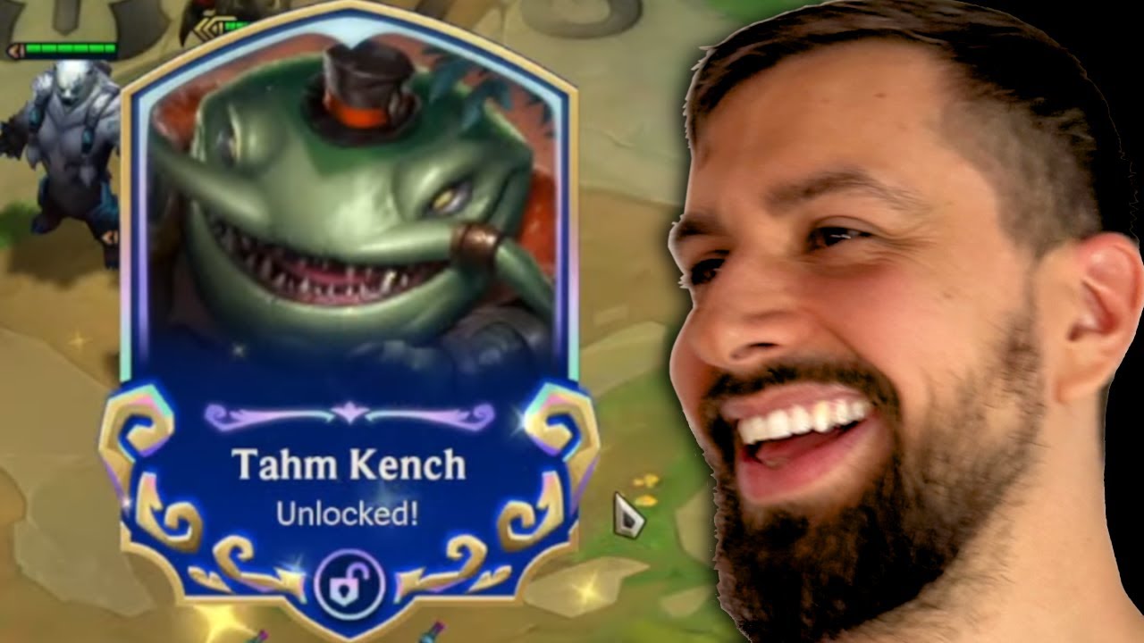 I unlocked Tahm Kench & immediately fed him my 3 Star Nautilus. It was insane.