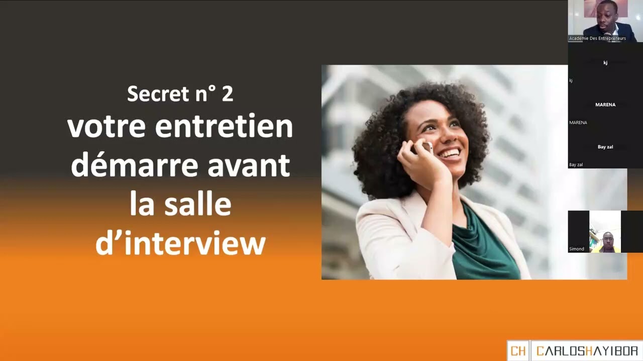 5 secrets pour réussir un entretien d'embauche
