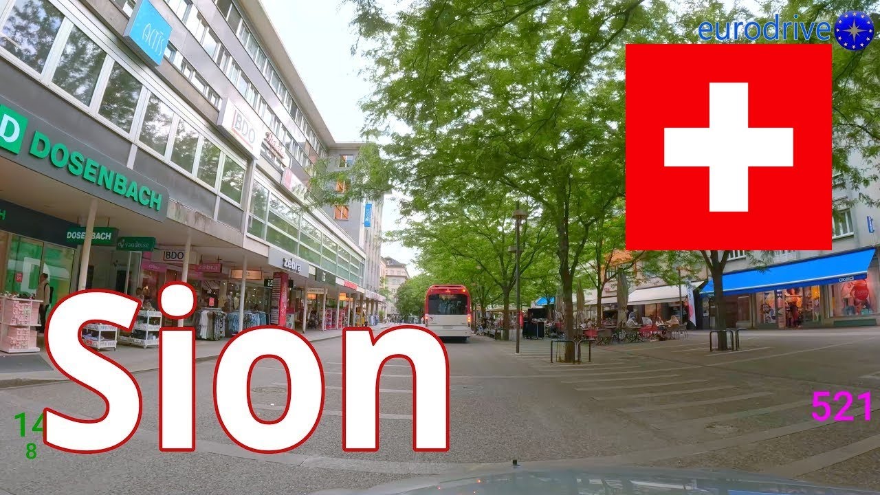 Switzerland 🇨🇭 driving 🚘 through Sion