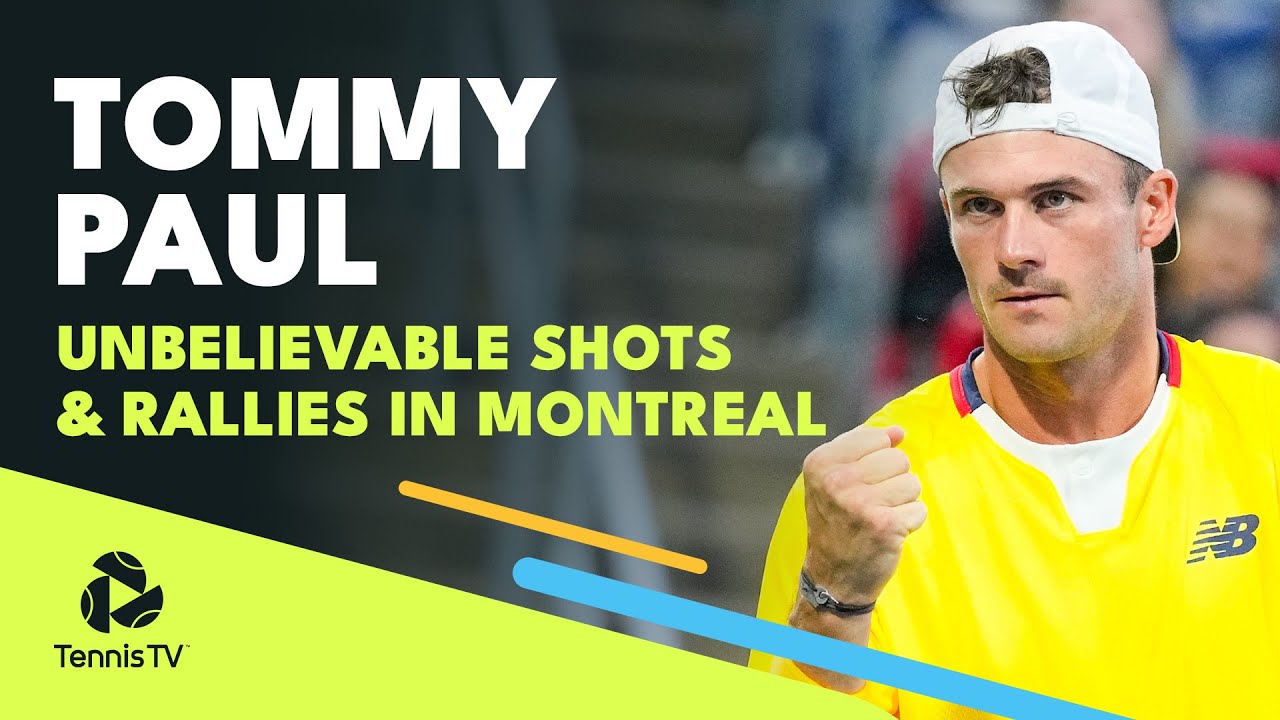 Unbelievable Tommy Paul Shots & Rallies | Montreal 2022