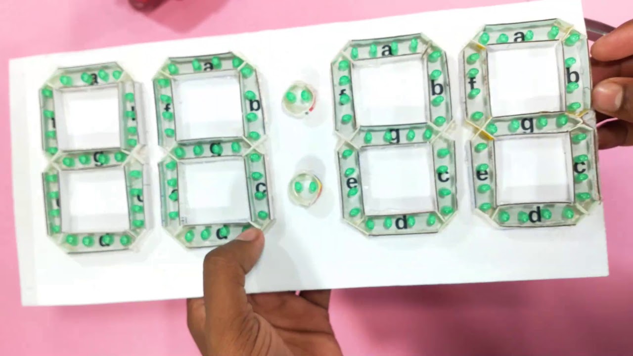 HOW TO MAKE A 12 HOUR BIG DIGITAL LED CLOCK AT HOME USING ARDUINO  IN HINDI (PART - 1)