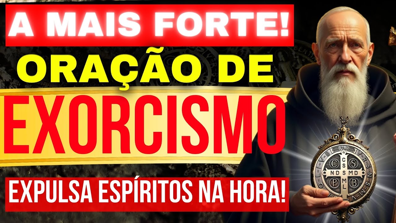 EXORCISMO DE SÃO BENTO COMO NUNCA VISTA ANTES! ORAÇÃO TÃO FORTE QUE EXPULSA ESPÍRITOS NA HORA!