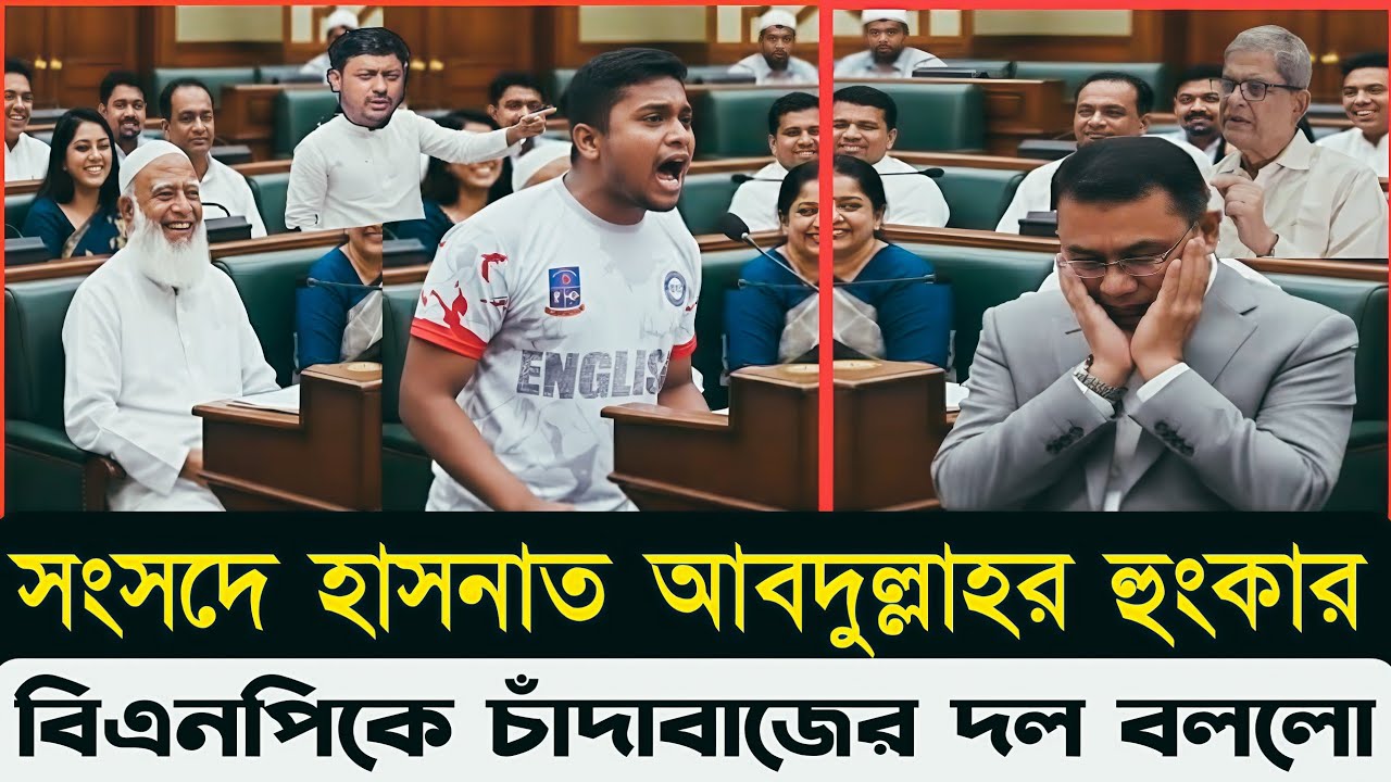সংসদে হাসনাত আবদুল্লাহর হুংকার বিএনপিকে চাঁদাবাজের দল বললো!!Golam Maula Rony talk show 