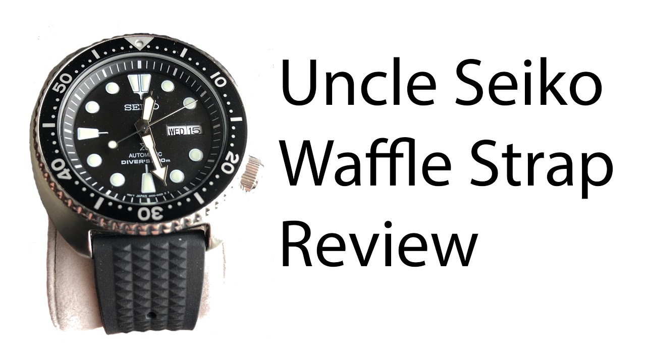 The Best Waffle Strap? - Review of Uncle Seiko/Uncle Straps Waffle Strap