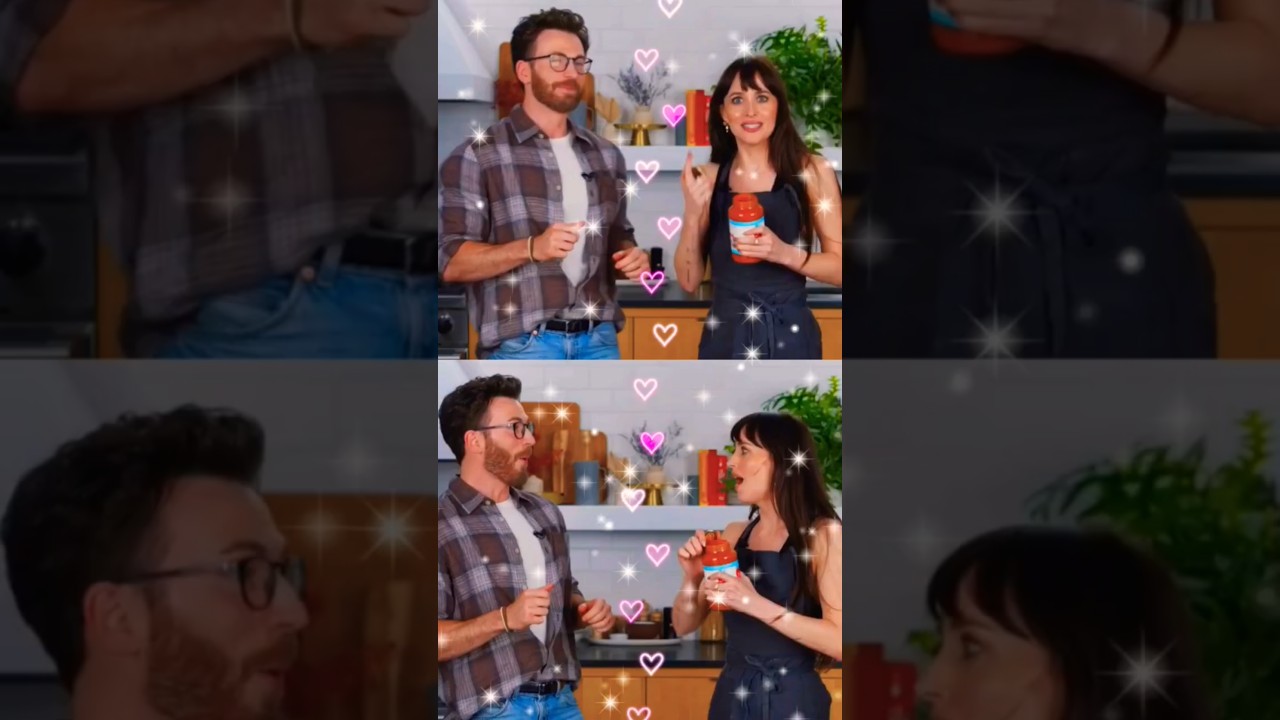 😍 NEW! WHAT DID DAKOTA JOHNSON DO FOR CHRIS EVANS? 🫶 