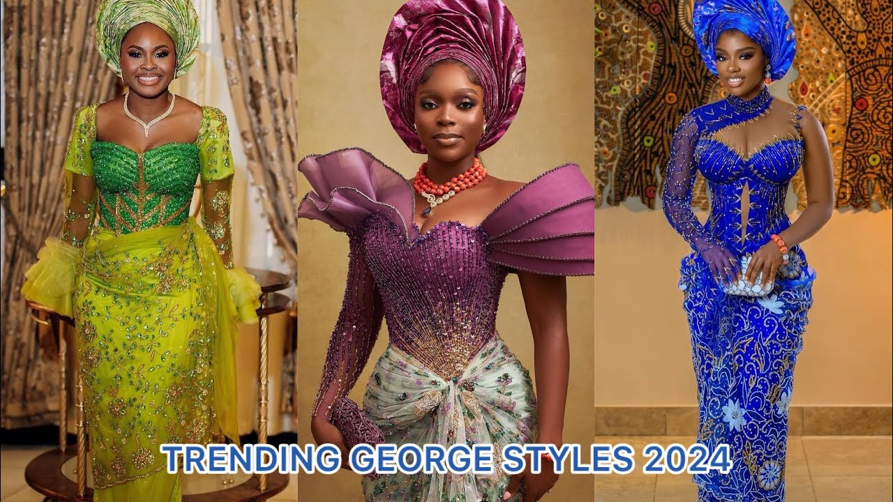 LATEST GEORGE FASHION FOR TRADITIONAL WEDDINGS/ 2024 TRENDING GEORGE STYLES