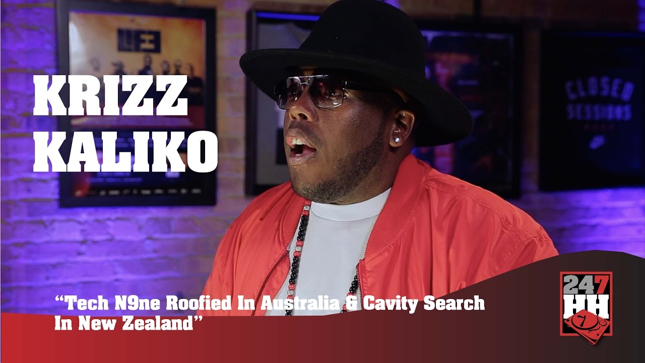 Krizz Kaliko - Tech N9ne Roofied In Australia & Then Cavity Searched (247HH Wild Tour Stories)