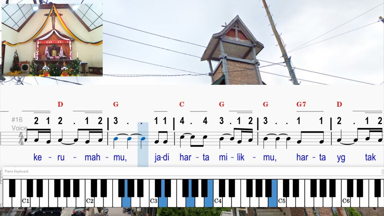 MB.795  INGAT SABDA TUHAN - CHORD Madah Bakti, do = G, 4/4