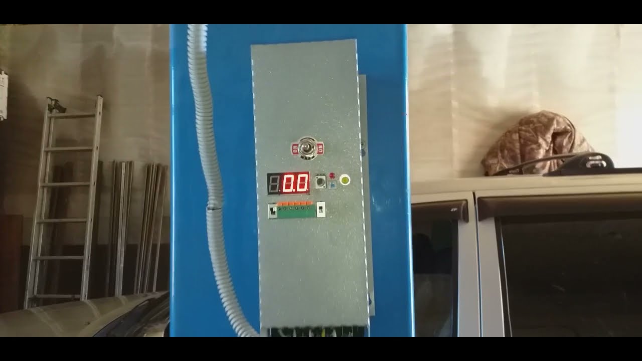 Работа трех фазного автоподъемника от сети 220в
