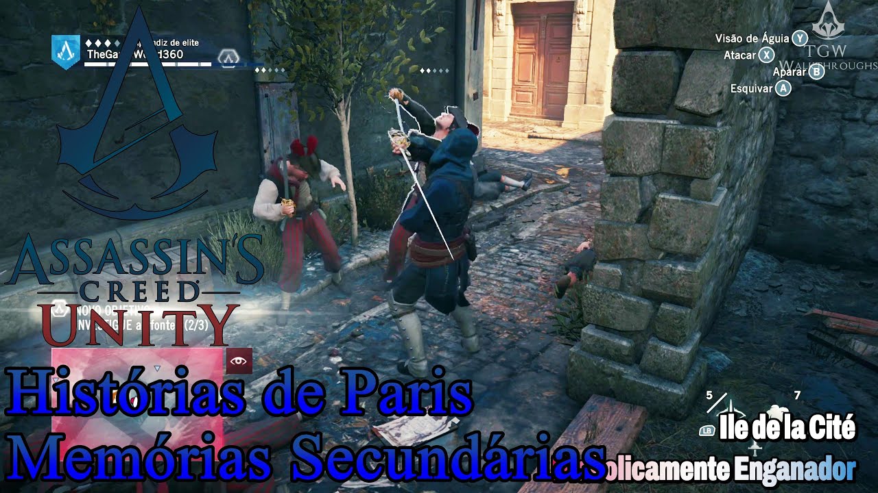 Assassin's Creed Unity: Histórias de Paris - Memórias Secundárias.