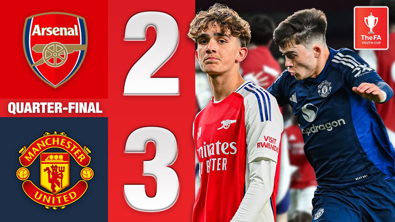 Five-Goal Thriller At The Emirates! | Arsenal U18 2-3 Manchester United U18 | FA Youth Cup 2024-25