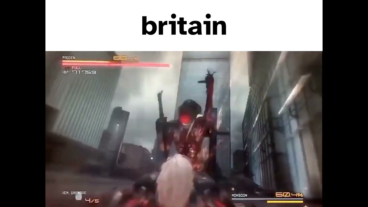 britain #britain #memes #meme #shorts #metalgear #metalgearrising #monsoon #raiden #raidenshogun