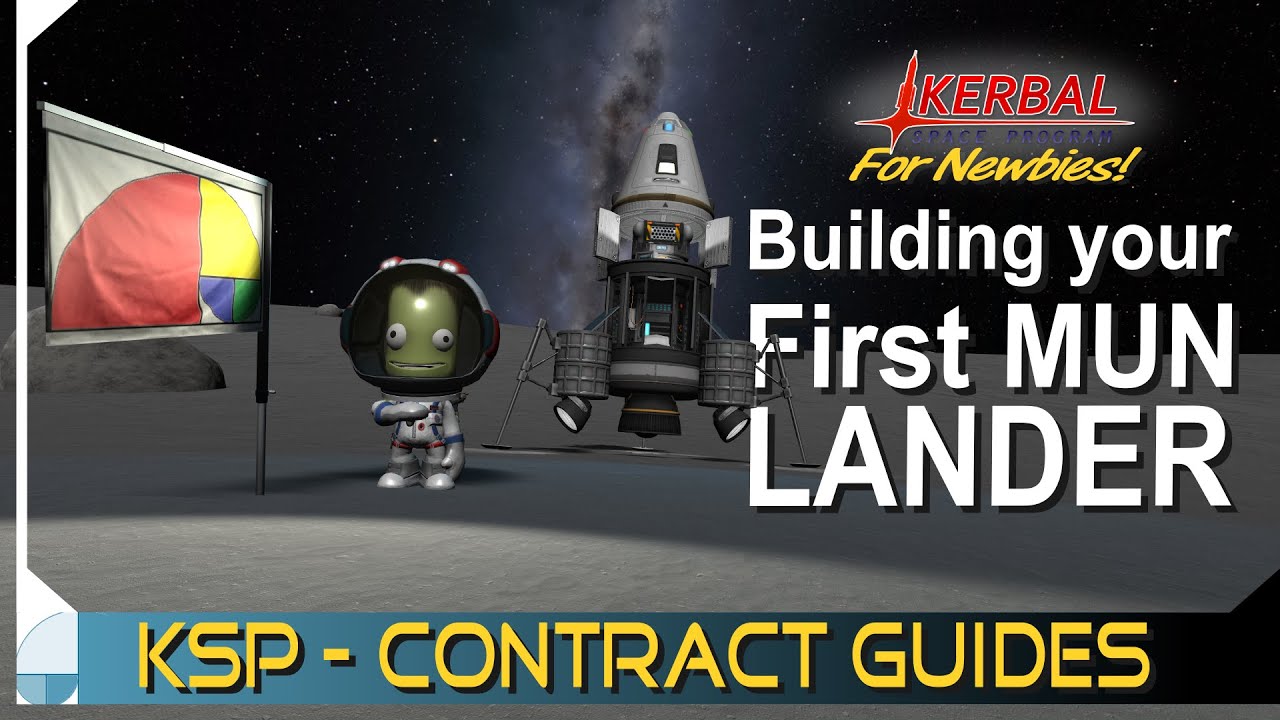 Низкотехнологичная посадка на Мун | Учебные материалы по контракту KERBAL SPACE PROGRAM