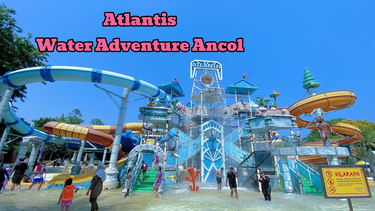 BERENANG DI ATLANTIS WATER ADVENTURE ANCOL - COBAIN SEMUA WATER SLIDES‼️