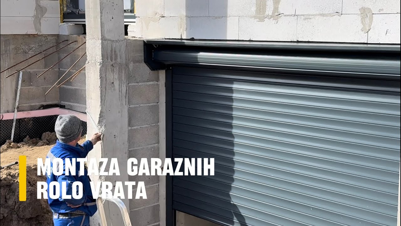 Kako se ugrađuju rolo garažna vrata - Profesionalna montaža | Extol stolarija
