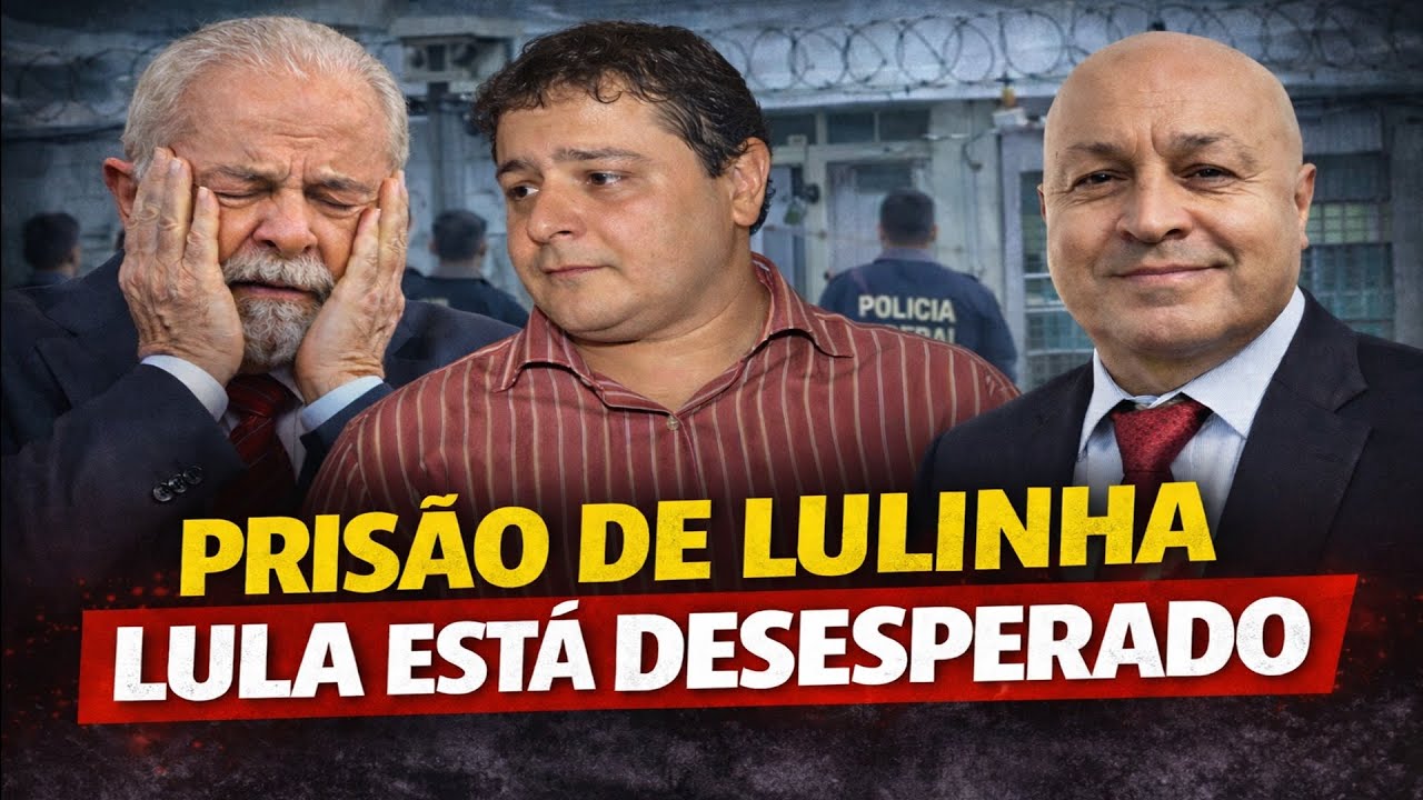 PRISÃO DE LULINHA - LULA ESTA DESESPERADO