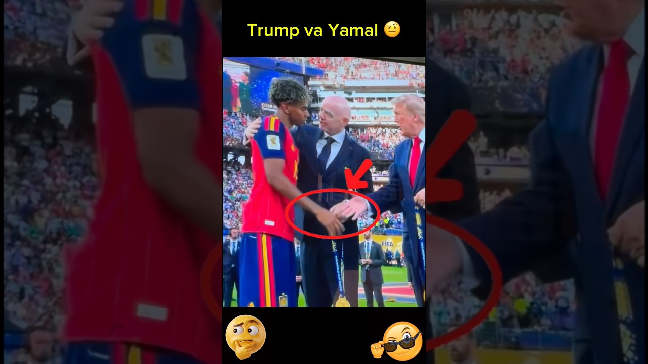 Lamine Yamal disrespects President Trump on camera 🤔😳