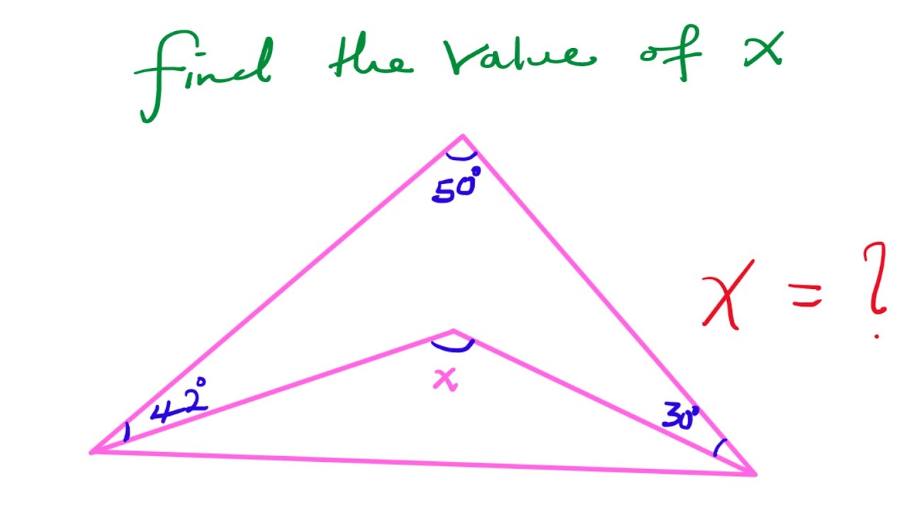Найдите угол X за секунды ⏱️ | Быстрый способ решения геометрических задач