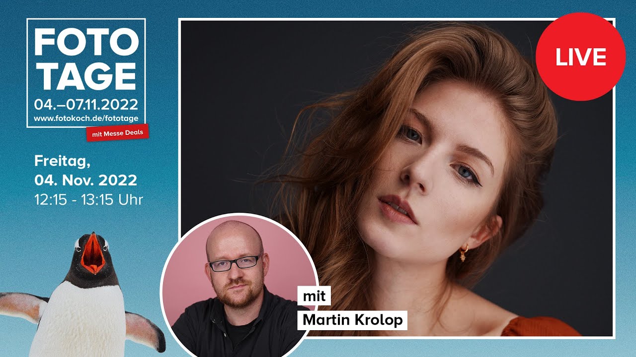 Die 5 besten Portrait-Tipps von Martin Krolop | Foto Koch Fototage