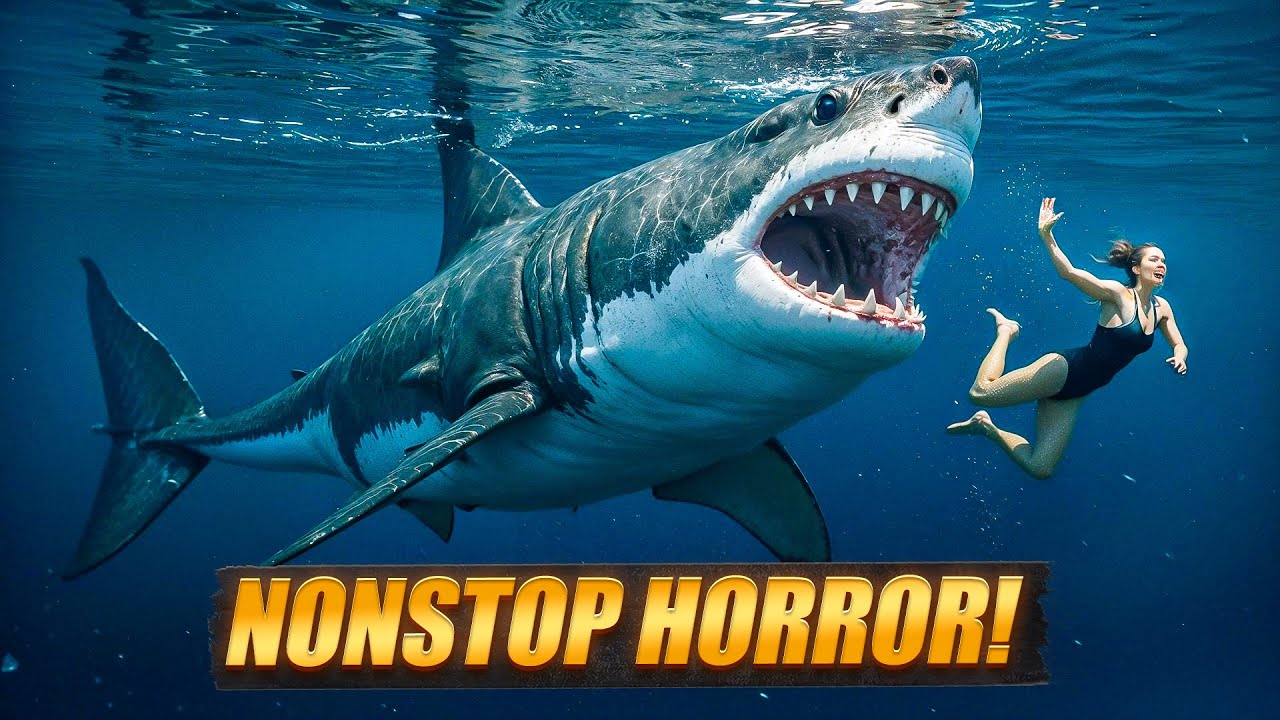 Shark Marathon 2025! HORRIFYING Attack's No One Saw Coming