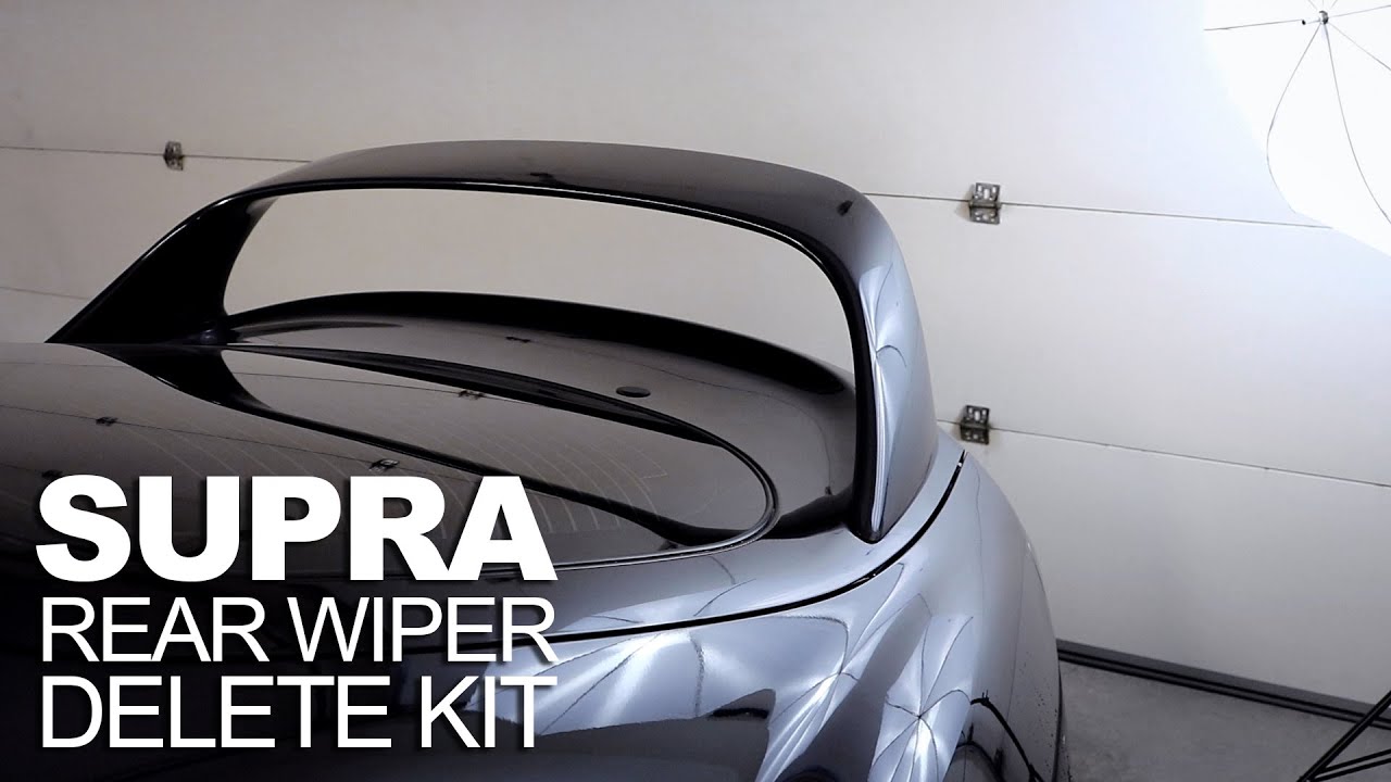 Toyota Supra Rear Wiper Delete Kit - Install and Review - Pro Spec Imports Wiper Delete Kit