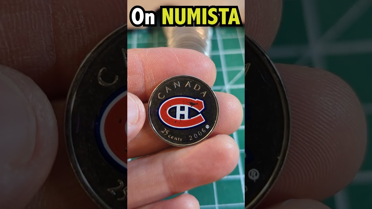 Go, Habs, Go! RARE Hockey Quarter!  #coins #hockey #money #treasure #coinrollhunting #canadiens