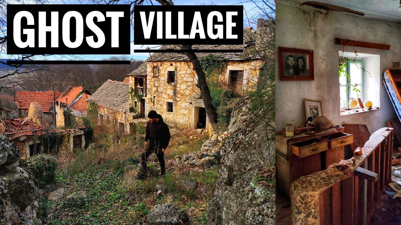 Exploring an Abandoned Village with Everything Left Behind 👻🏚