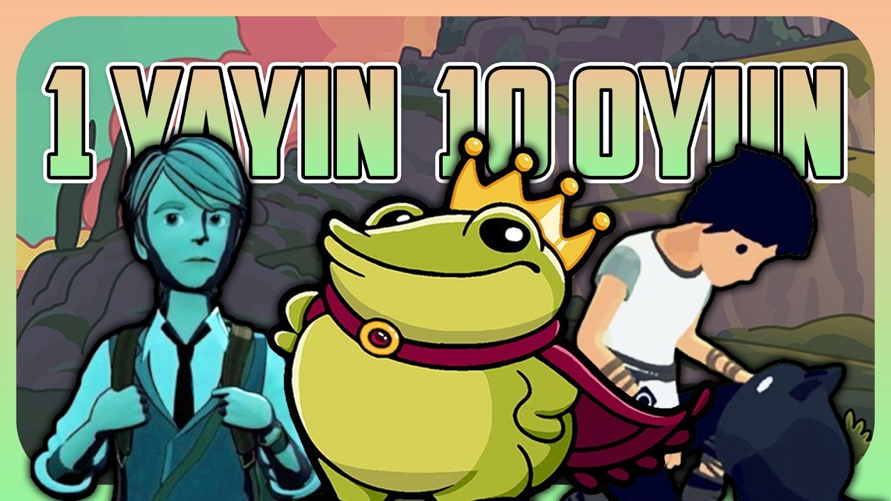 1 YAYIN 10 OYUN! (Blue Prince, Planet of Lana 2, Croak, Never Grave, Alpha Nomos, Grime 2...)