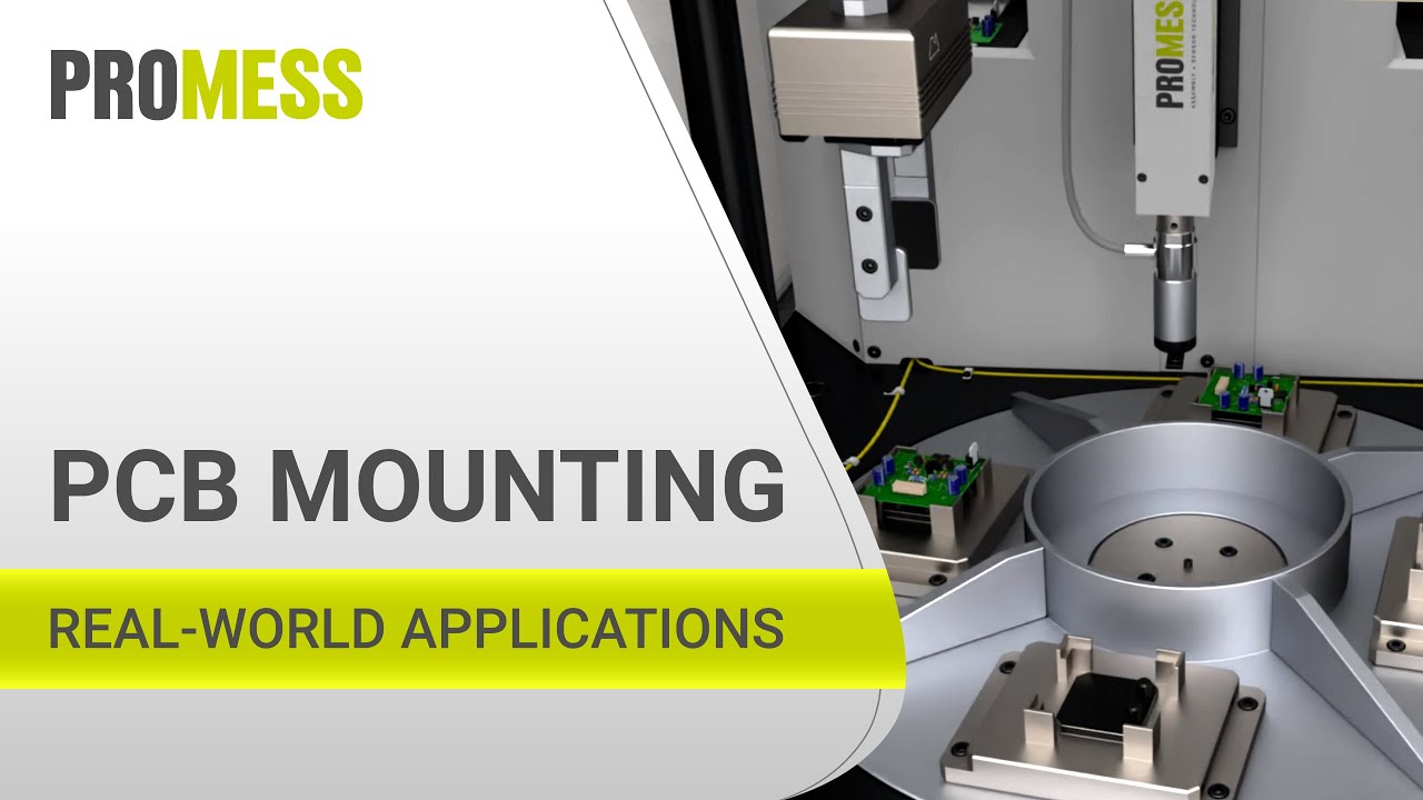 PCB mounting by PROMESS assembly presses
