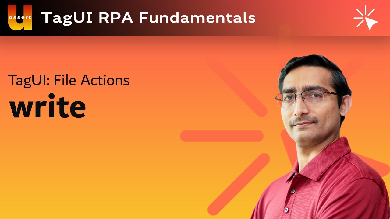 TagUI File Actions Write