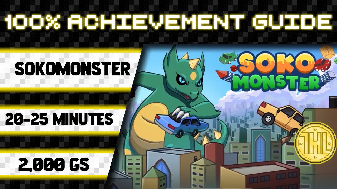 Sokomonster 100% Achievement Walkthrough (Xbox/Windows Stack) * 2000GS in 20-25 Minutes *