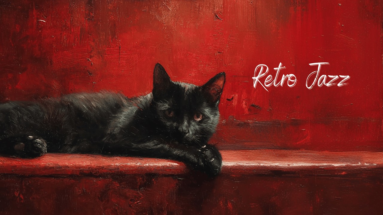 Still Watching... | Retro Smooth Jazz — Saxophone & Piano with Cat