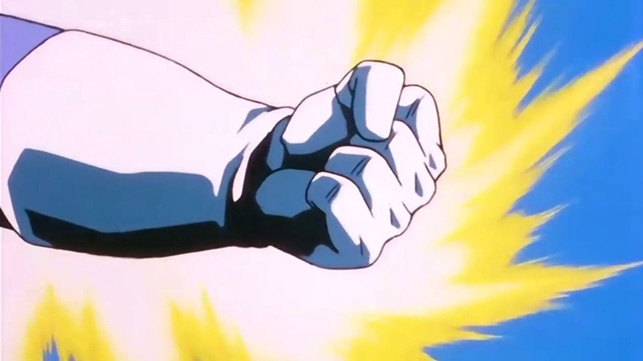 Dragon Ball Z - Vegeta Se transforma em Ultra Super Sayajin e Ataca Cell