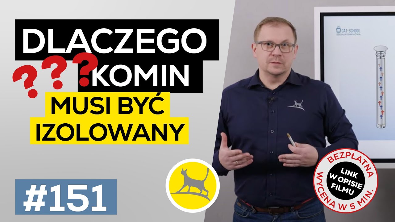 DLACZEGO KOMIN ZEWNĘTRZNY MUSI BYĆ IZOLOWANY - właściwy ciąg kominowy #151