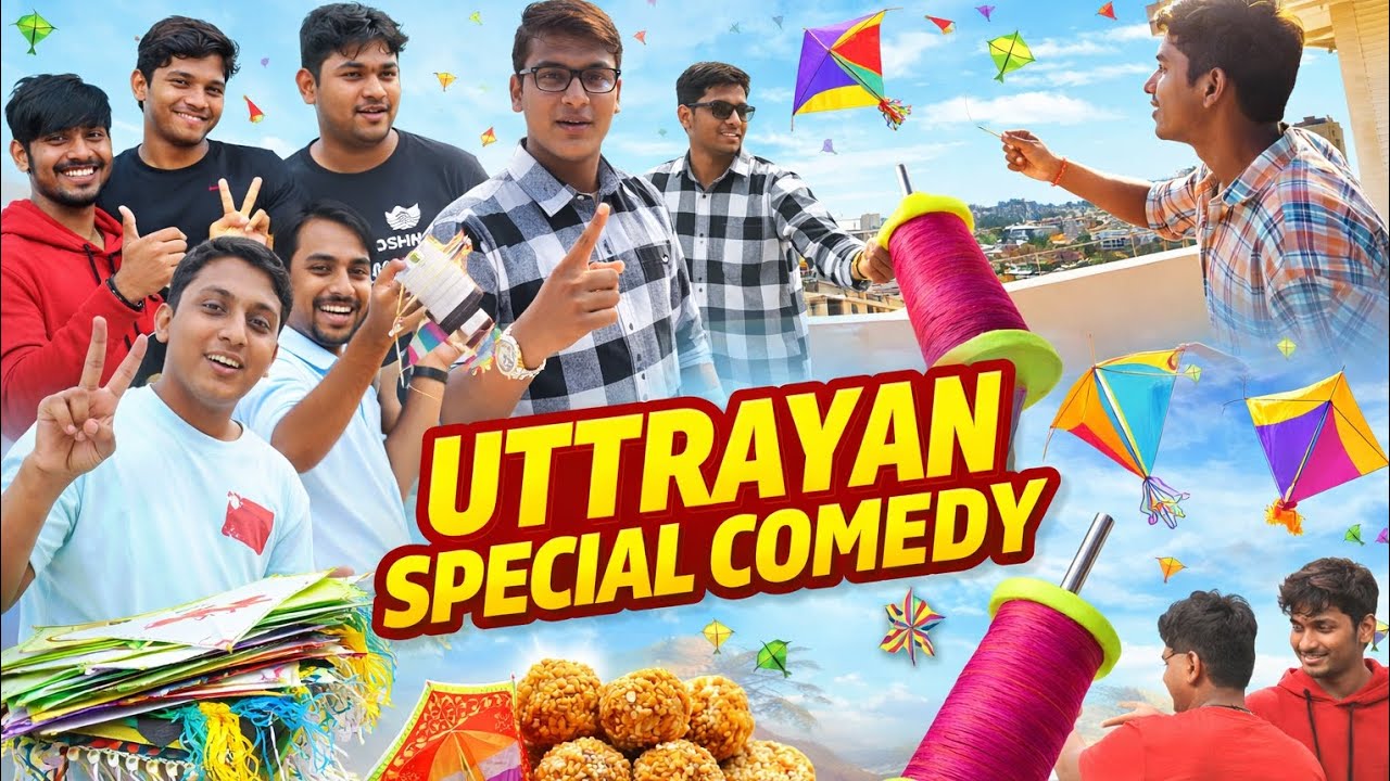 Uttrayan special comedy😂|VAGHELA YUVRAJ|