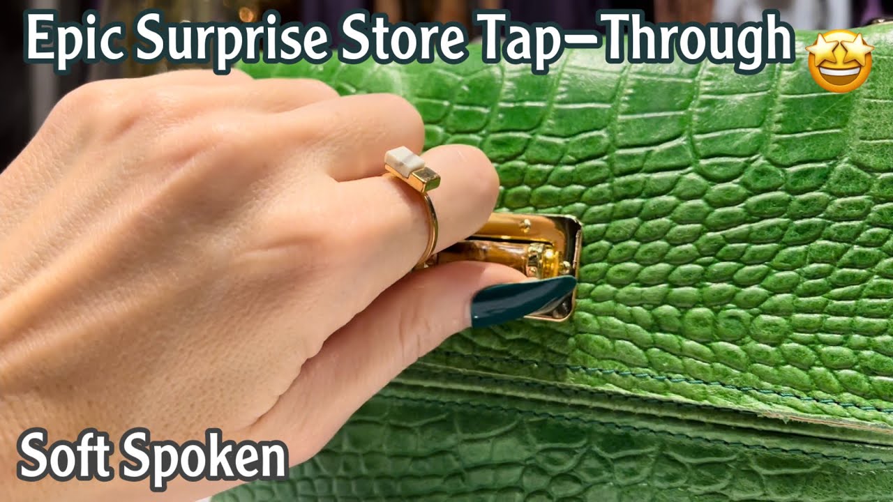 ASMR * UNIQUE Store Tap-Through! * Gotta See This 😁* Fast Tap/Scratching * Soft Spoken * ASMRVilla