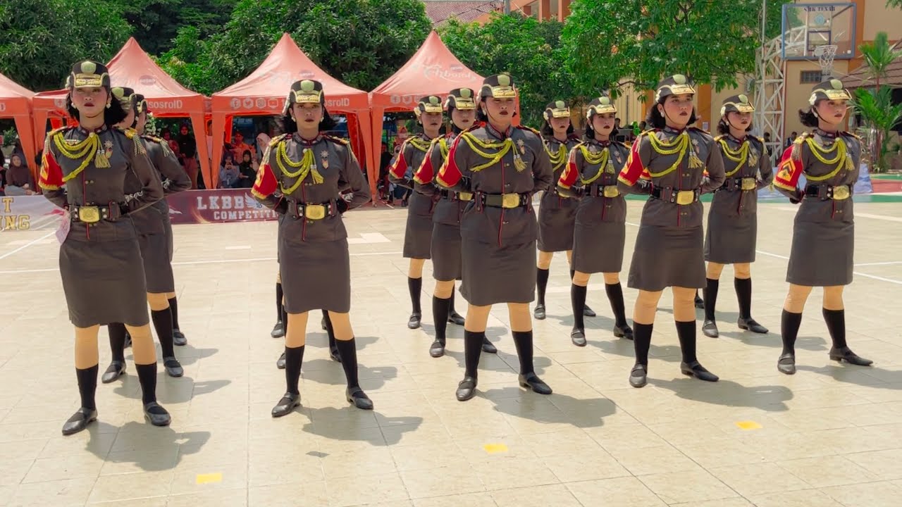 MERINDING! PASKIBRA SMKN 1 KARAWANG A LKBB 543 COMPETITION SMK TEXAR KARAWANG