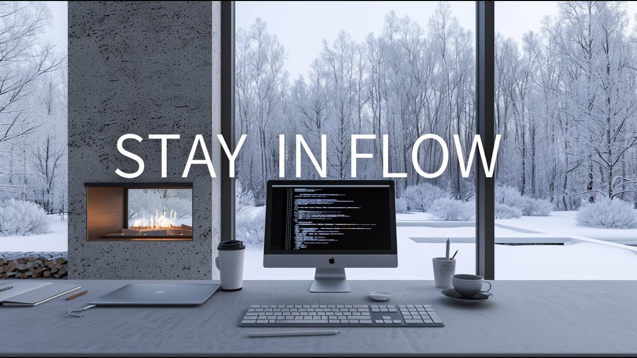 1 Hour Stay in Flow – Calm Background Music for Work & Study