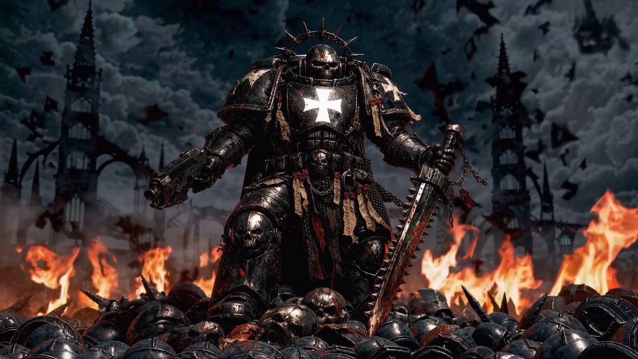 BLACK TEMPLARS – Crusade Without End | Epic Warhammer 40K Metalcore #metal #warhammer40k #shorts