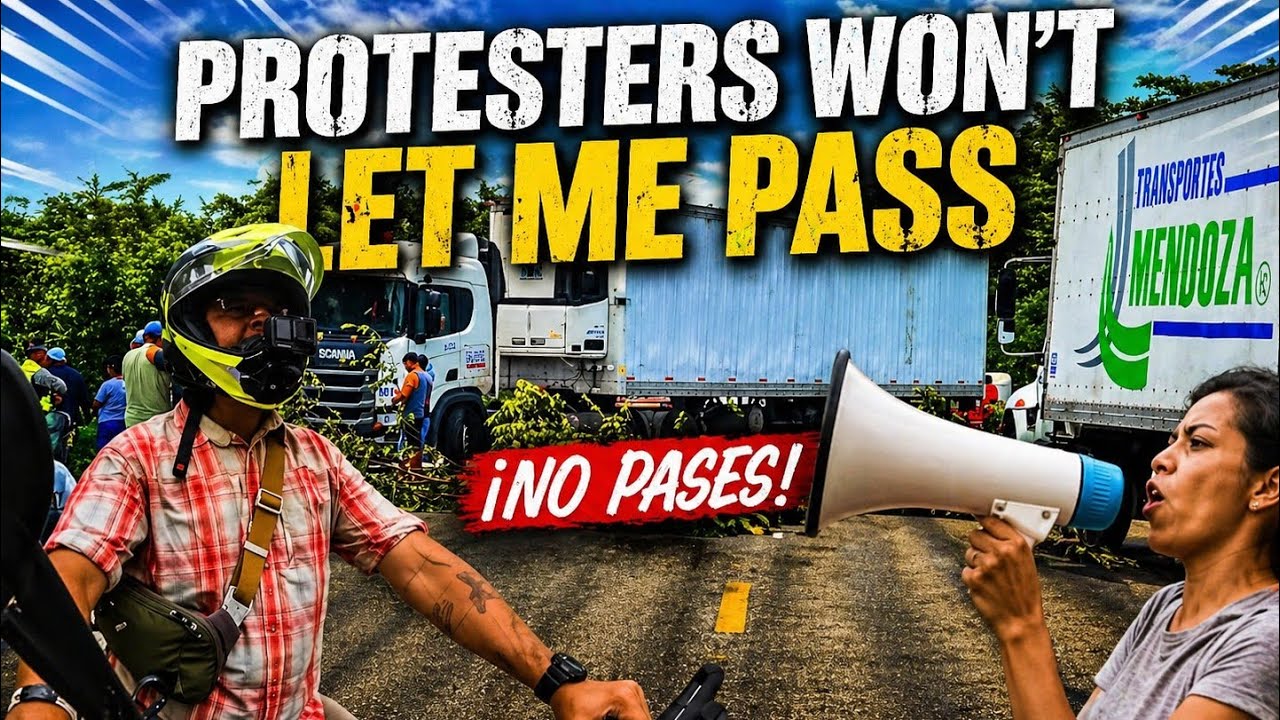 Дорога закрыта! Проезжаем через протесты по пути в Кампече (S01E14)