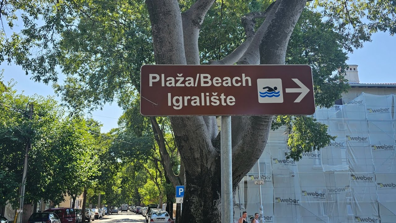 Kantrida Beach 🇭🇷 Rijeka Croatia Plaža Kantrida 4k HDR 60 fps