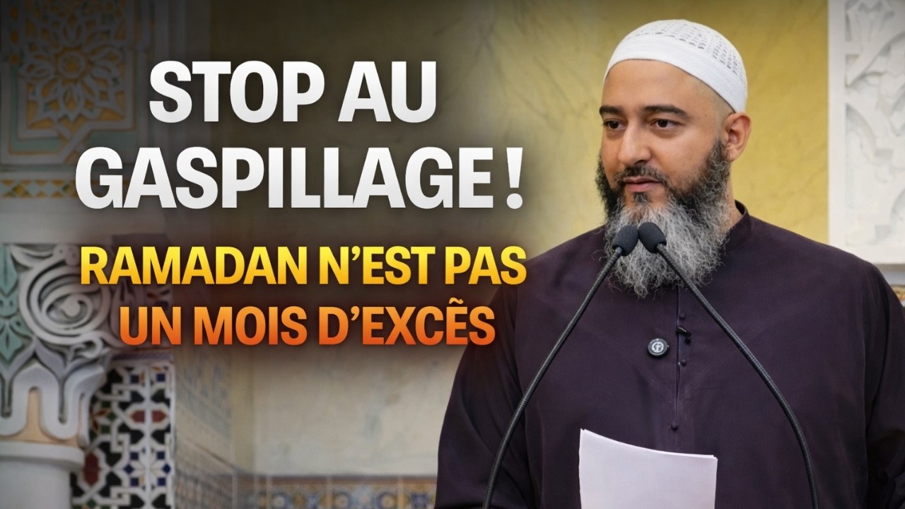 ÉVITONS LE GASPILLAGE PENDANT LE RAMADAN – NADER ABOU ANAS