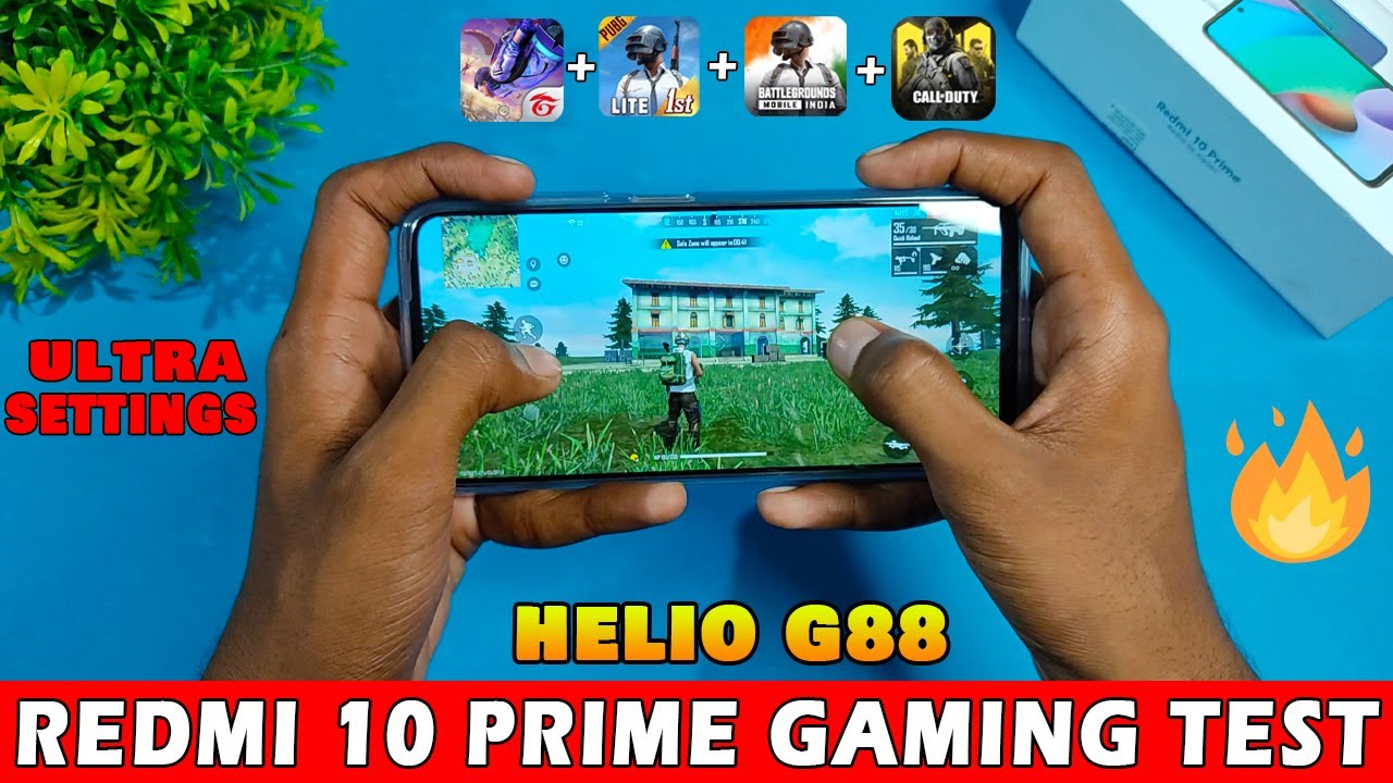 Redmi 10 Prime Gaming Test 🔥| Redmi 10 Prime Free Fire Test | BGMI, Pubg Lite, CODM Gaming Test