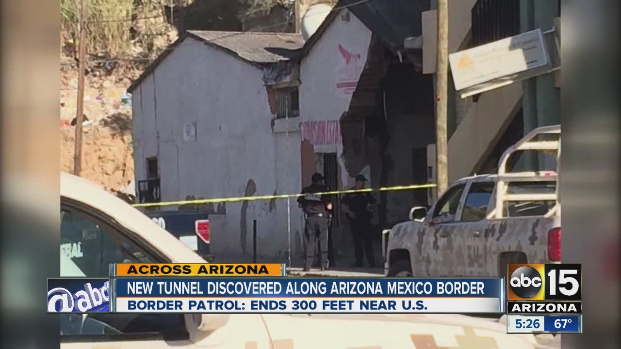 New drug tunnel discovered along Arizona-Mexico border