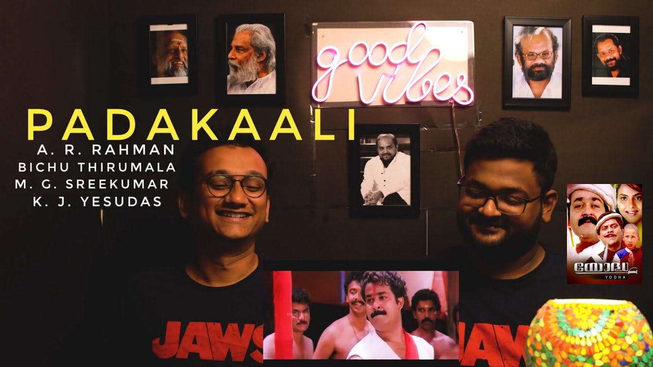 Padakaali Song Reaction | Yoddha | A. R. Rahman, Bichu Thirumala - M. G. Sreekumar, K. J. Yesudas
