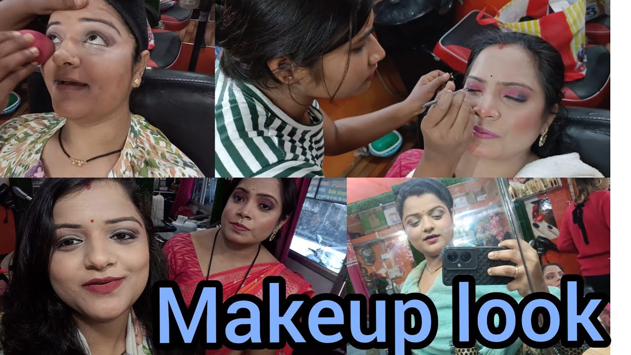 Makeup video step by step.💅💄 students prectice.