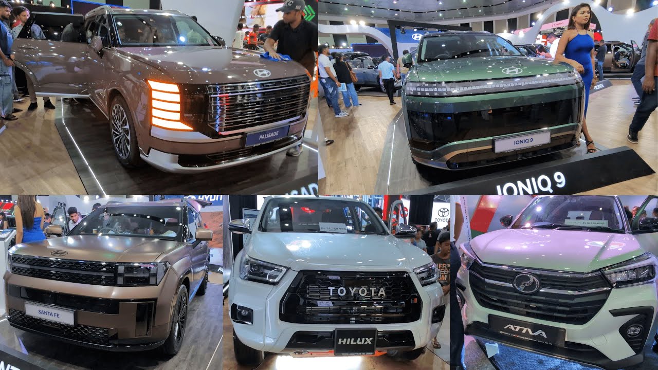 Hyundai Palisade Sri Lanka, Santa Fe Sri Lanka, Hyundai IONIQ 9 Sri Lanka, Perodua Ativa Sri Lanka