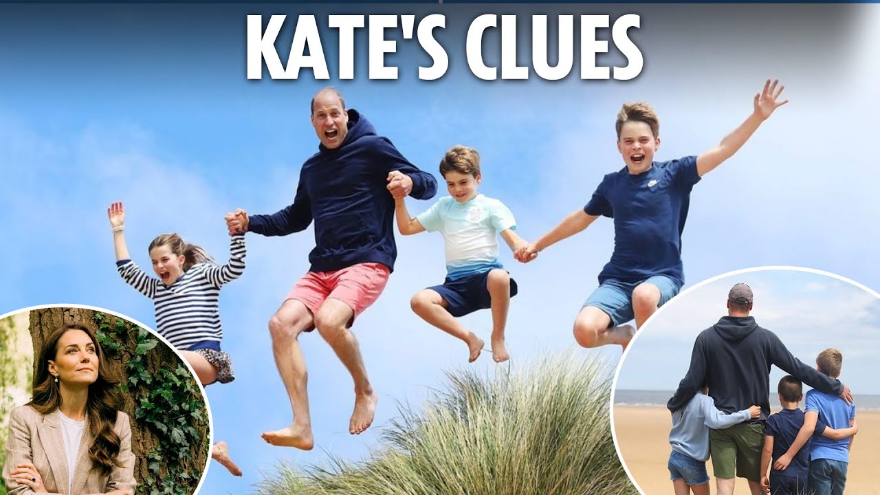 The hidden messages in Princess Kate's joyful picture of William and their children